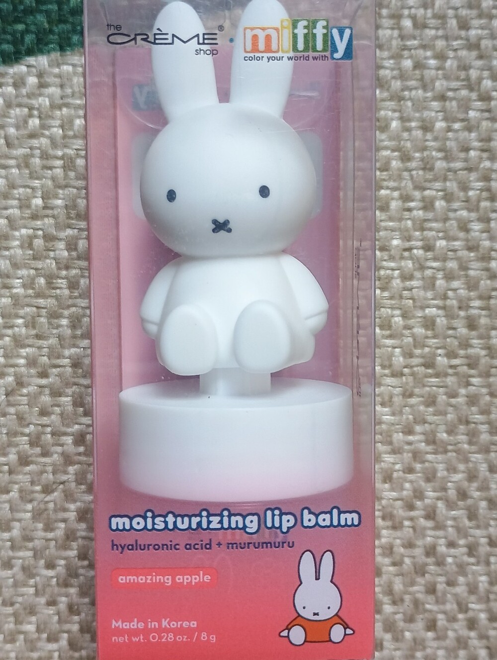 Miffy White Bunny Moisturizing Lip Balm Amazing Apple 🍎🍏